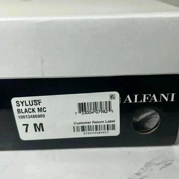 Alfani Sylus Black Ankle Boot Size 7 M - Picture 10 of 11